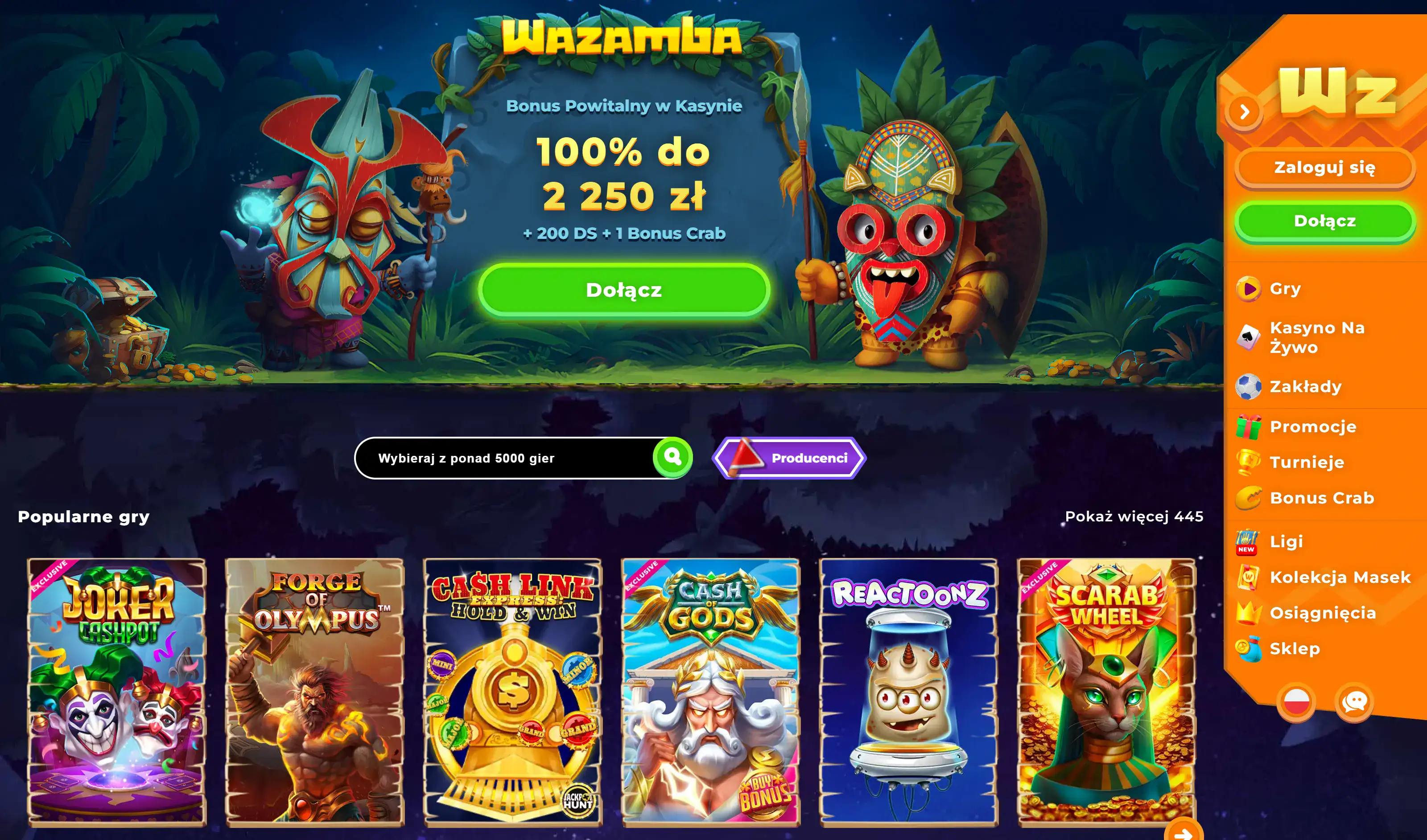 Wazamba Casino w Polsce